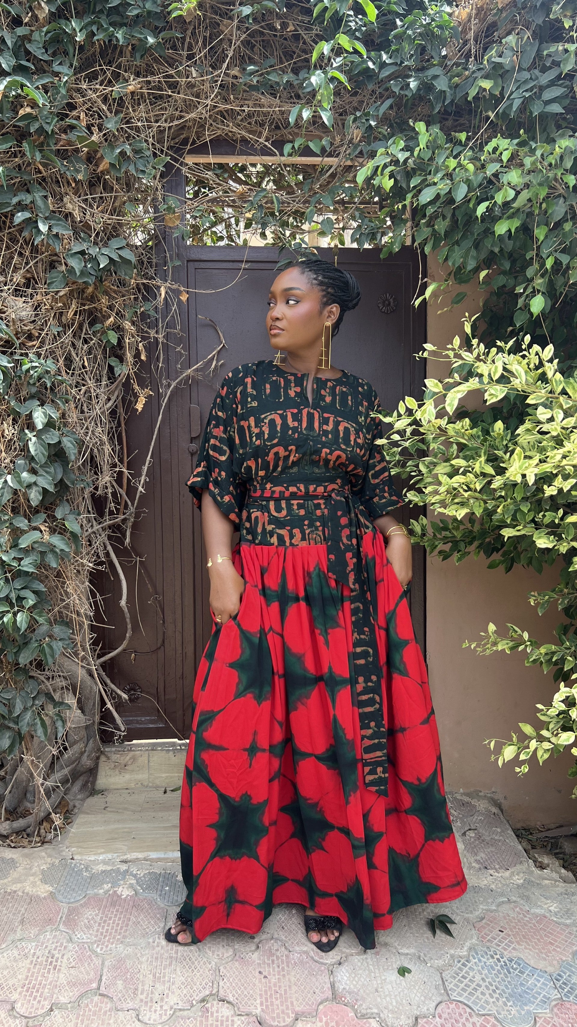 Robe Lina rouge
