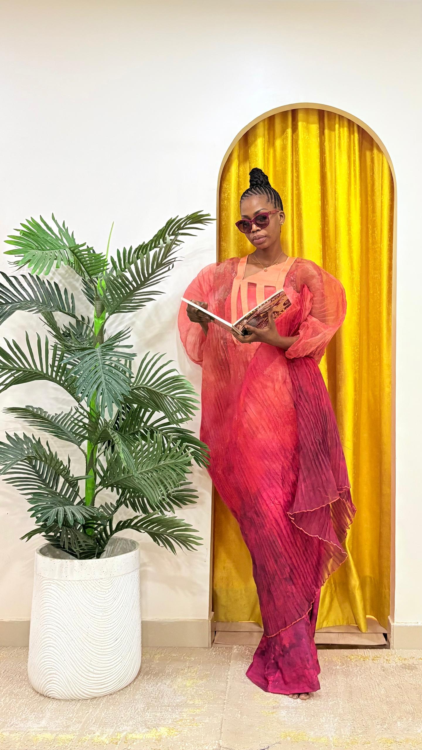 Boubou Fatouma Plissé + Robe