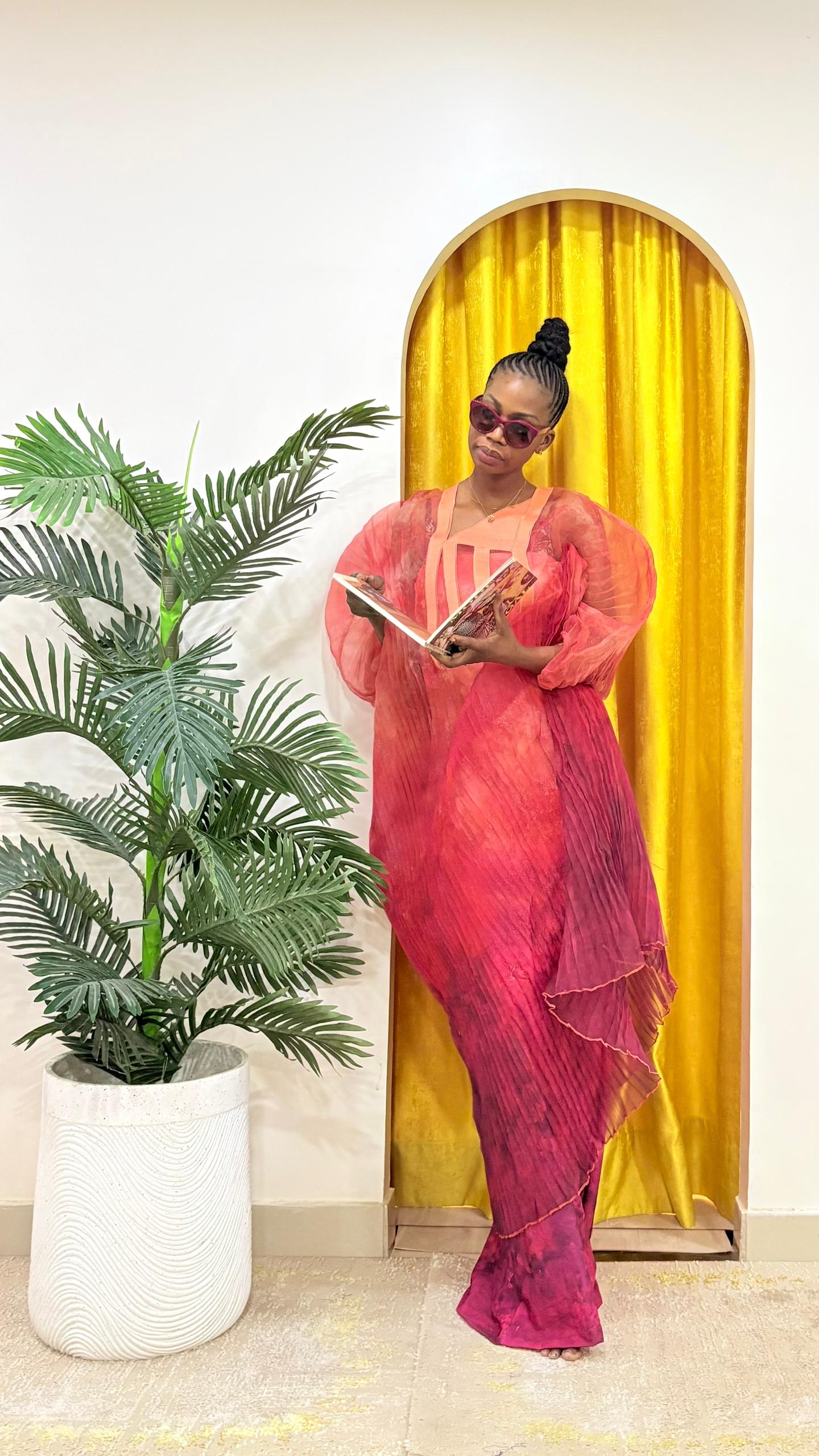 Boubou Fatouma Plissé