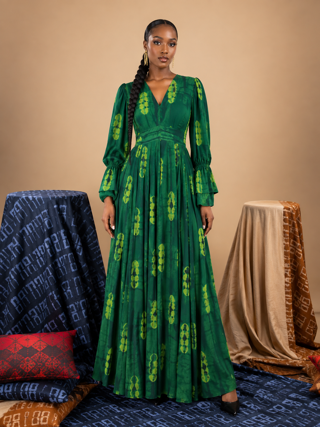 Robe Dior vert