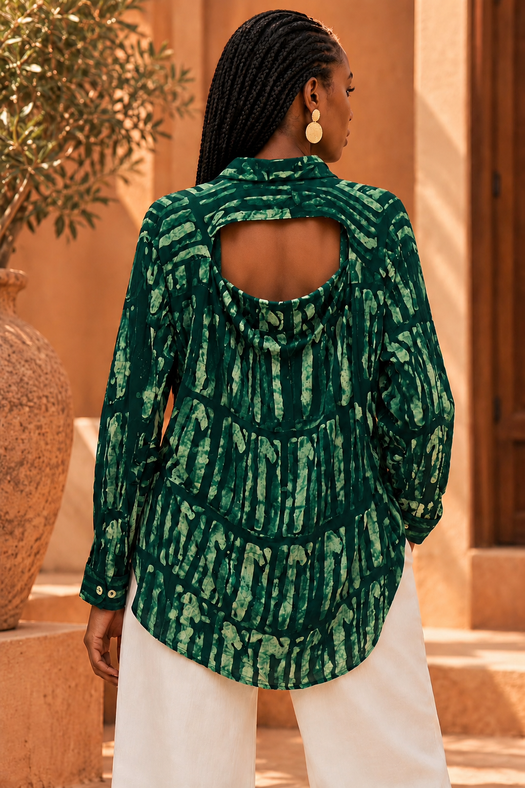 Chemise Mina NV vert