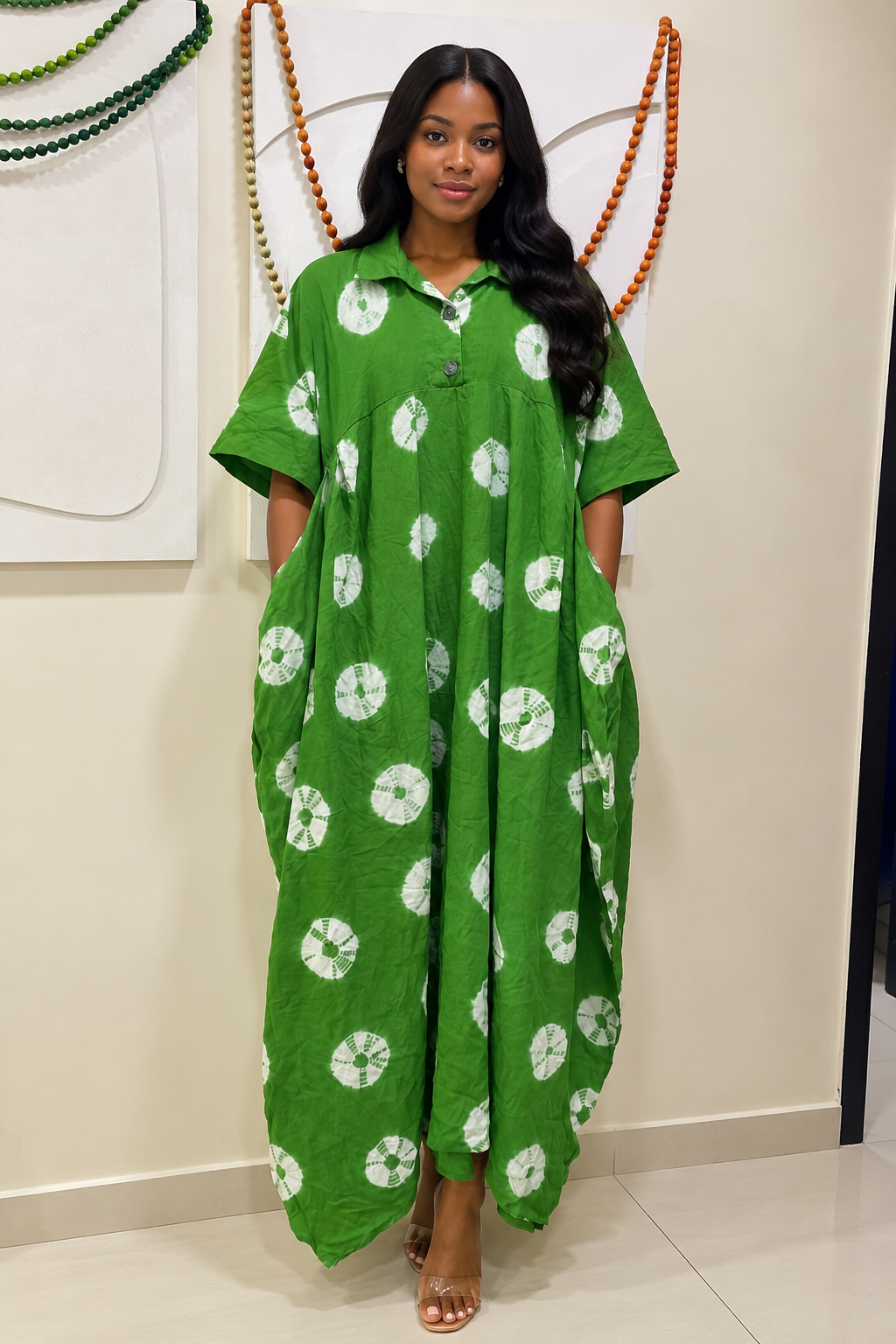 Robe Matilde vert