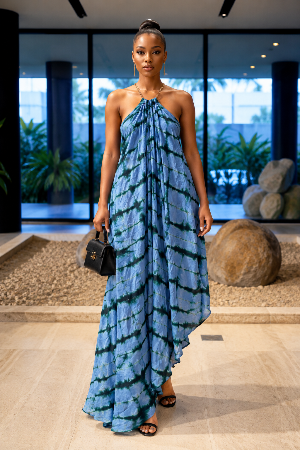 Robe Ndèye bleu