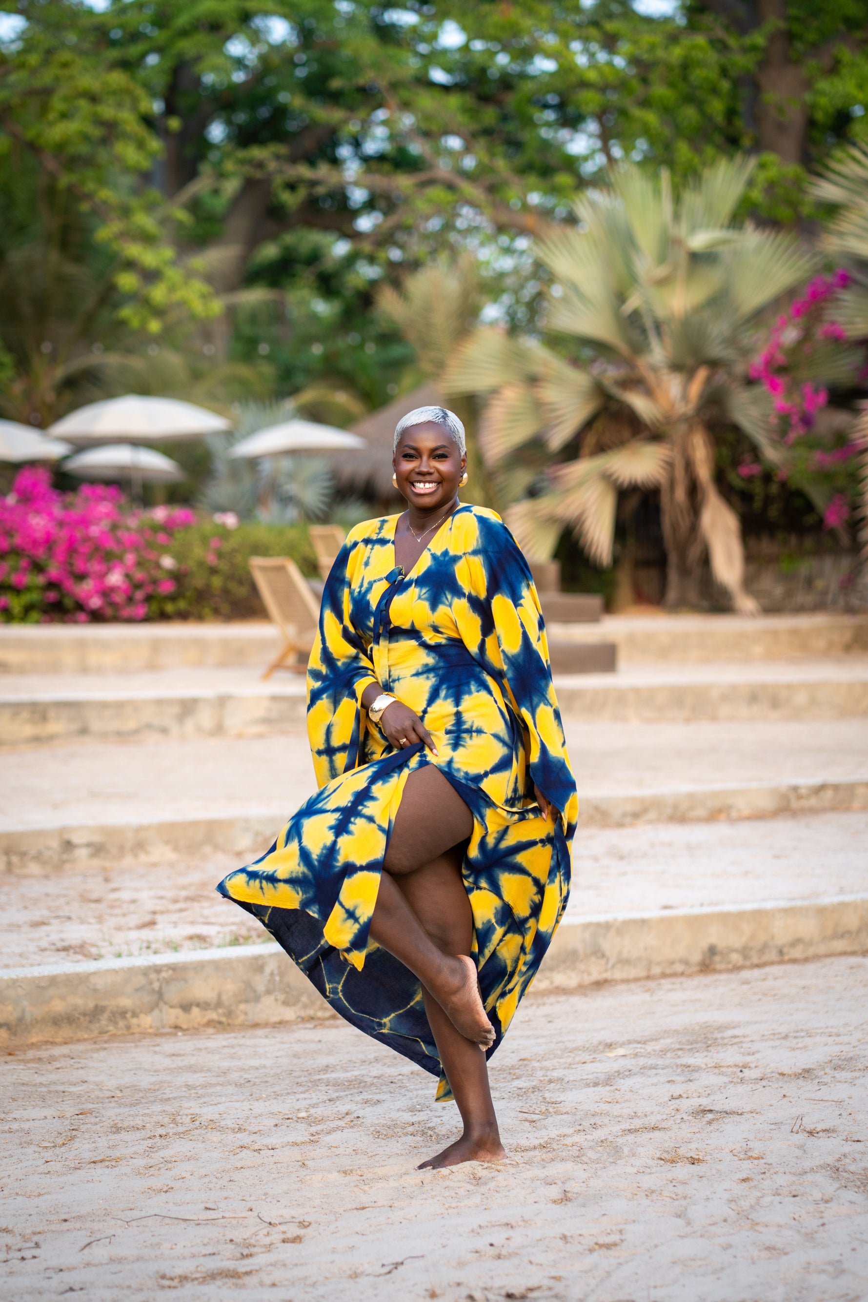Robe Cynthia jaune