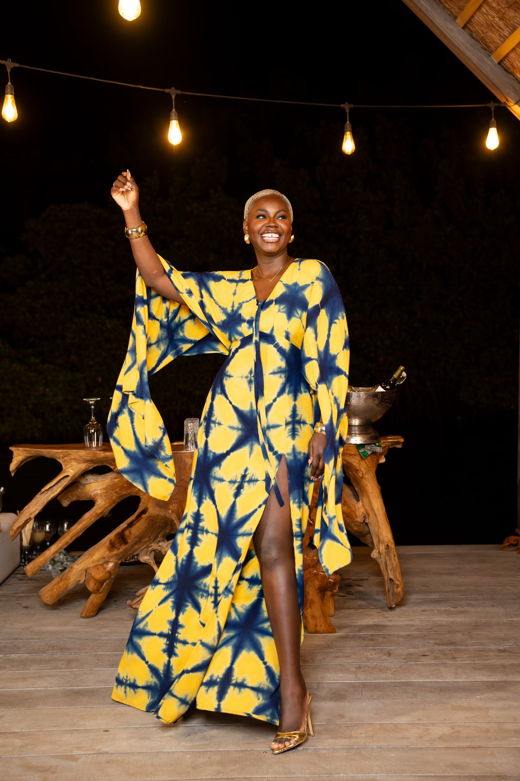 Robe Cynthia jaune