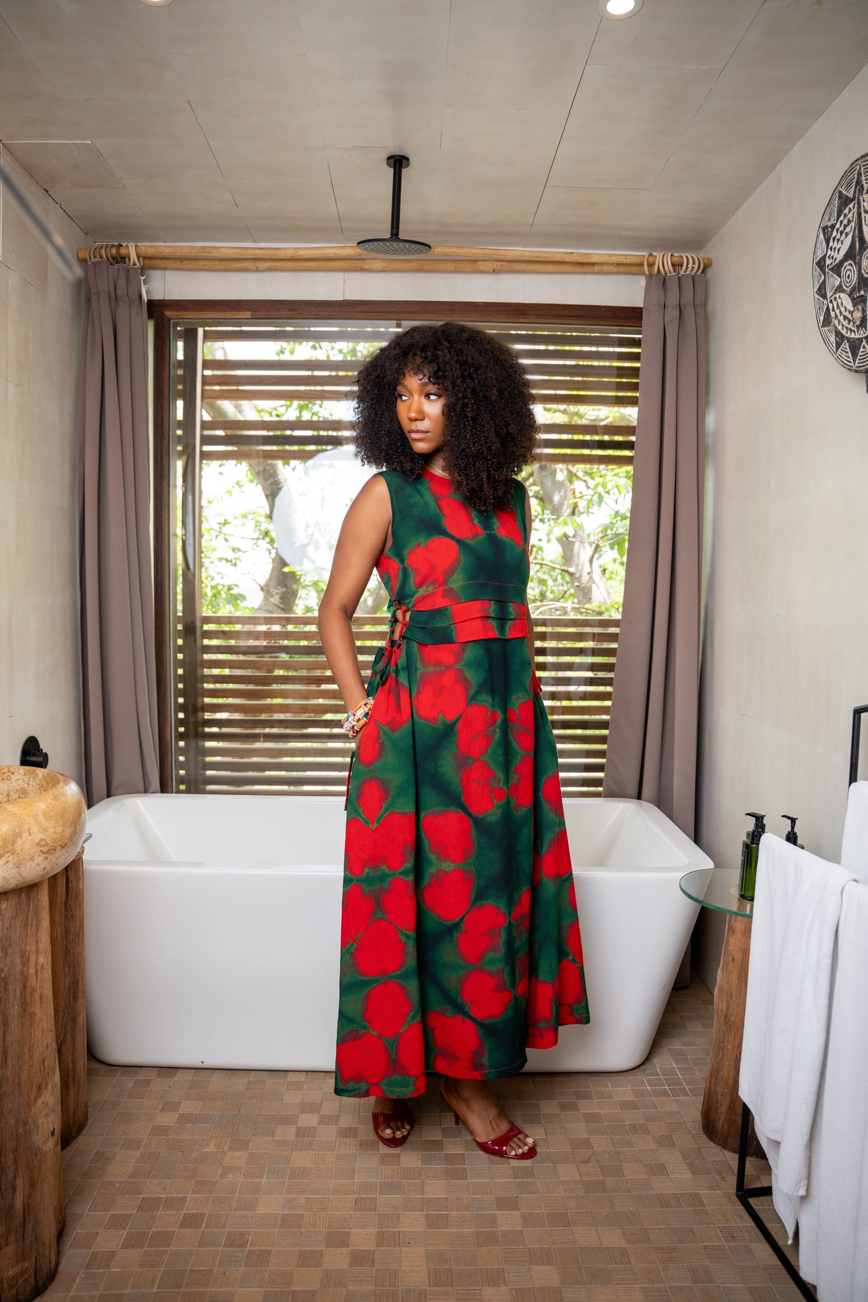 Robe Grâce rouge
