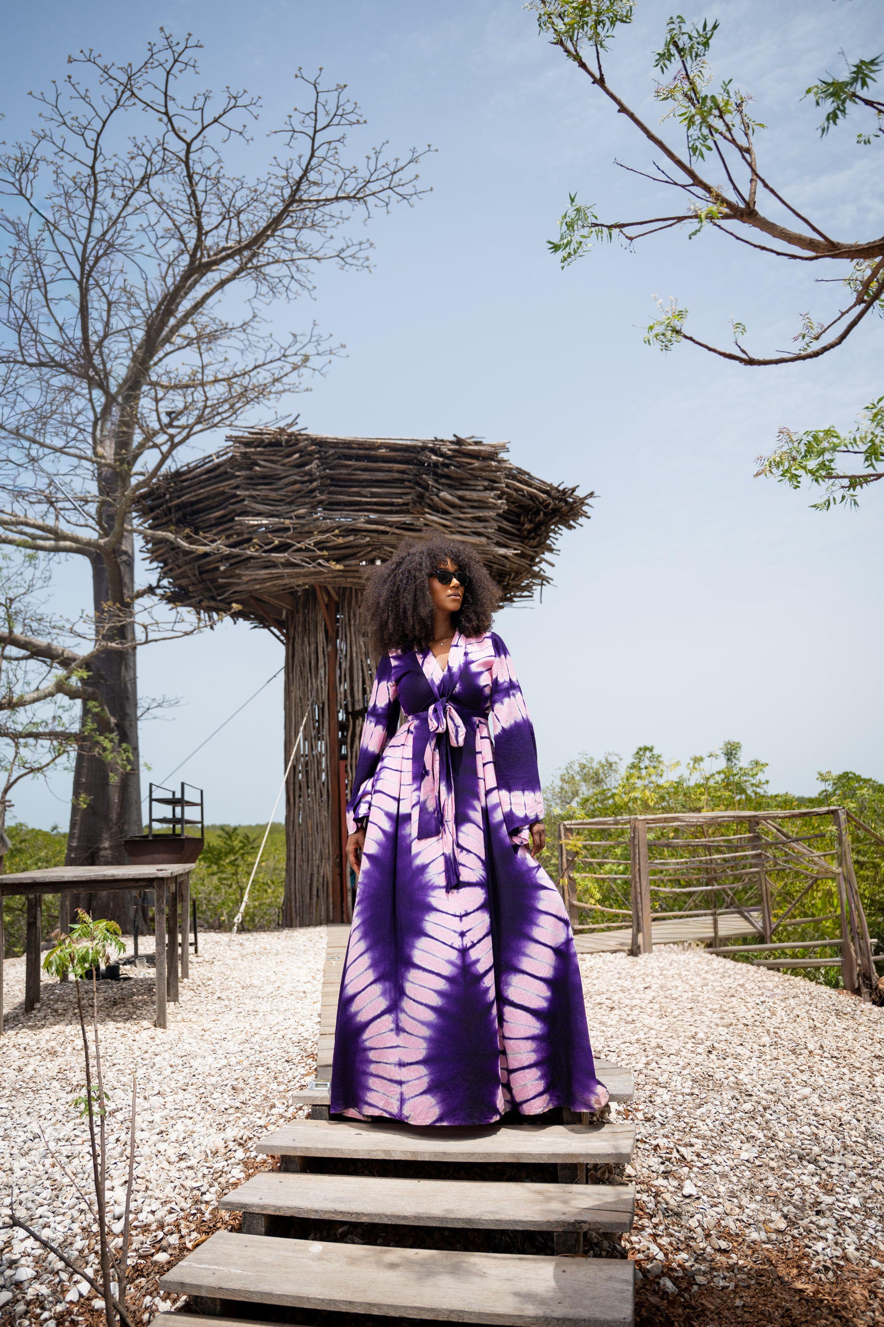 Robe Bineta Mauve