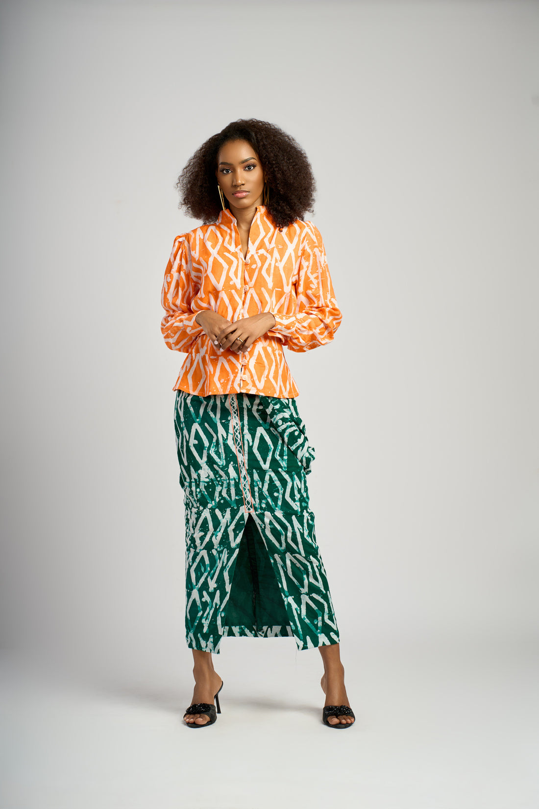 Chemise Safiétou orange