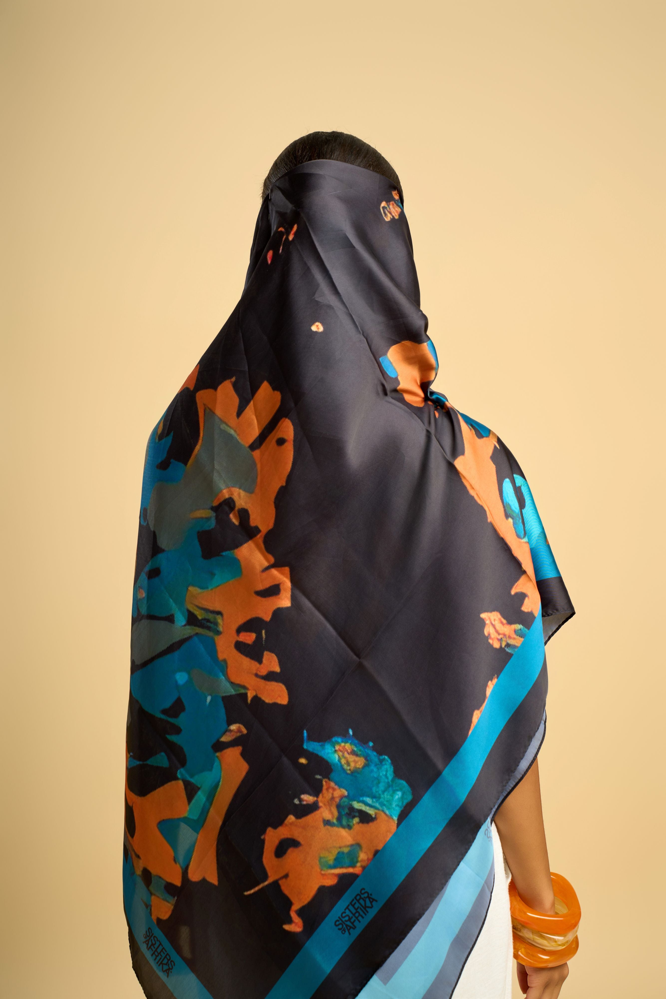 Foulard orange Ashanti