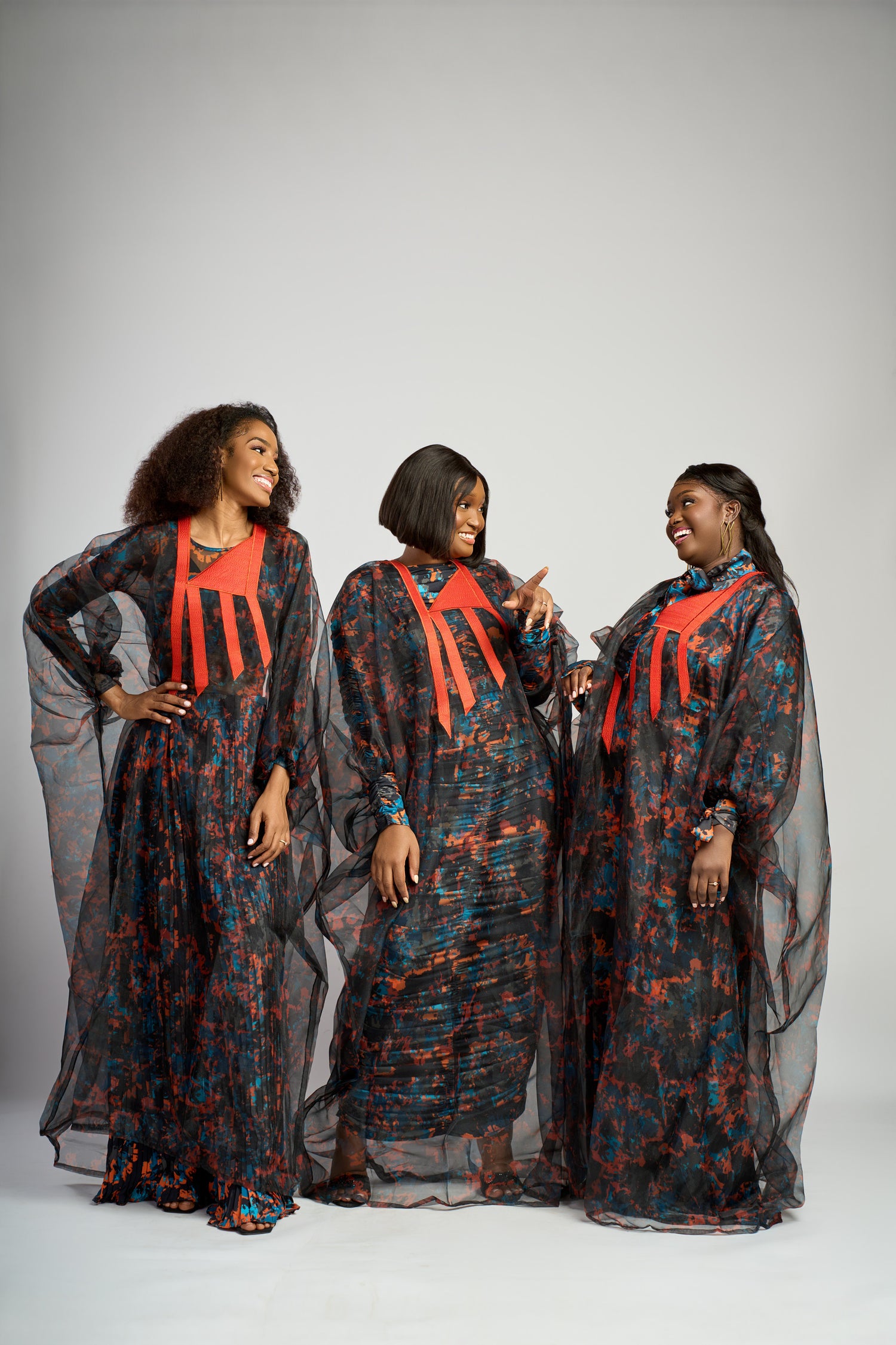 Boubou Fatouma orange