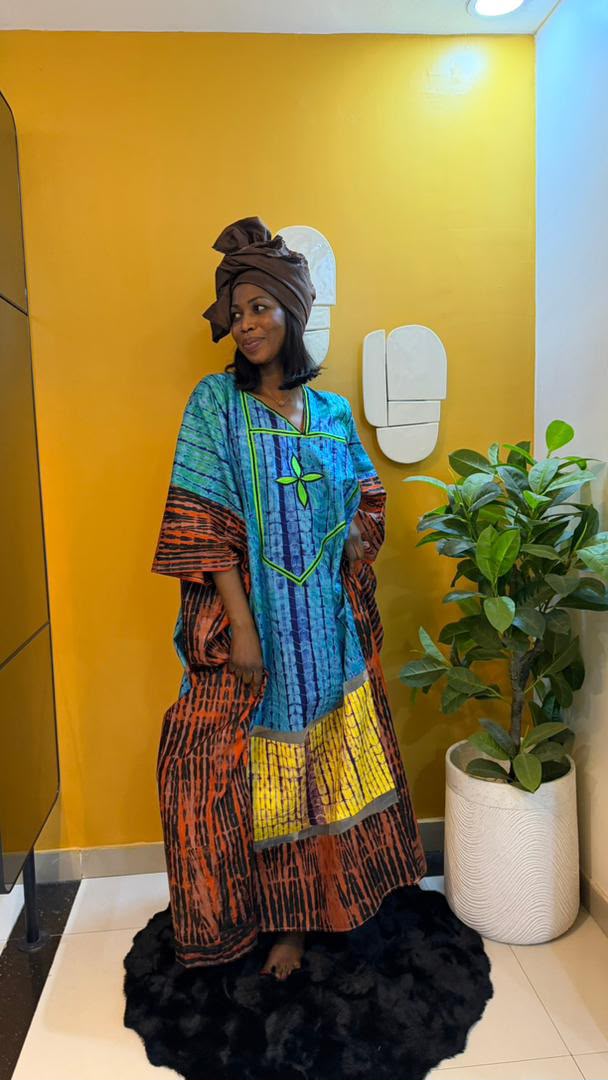 Boubou Tening bleu