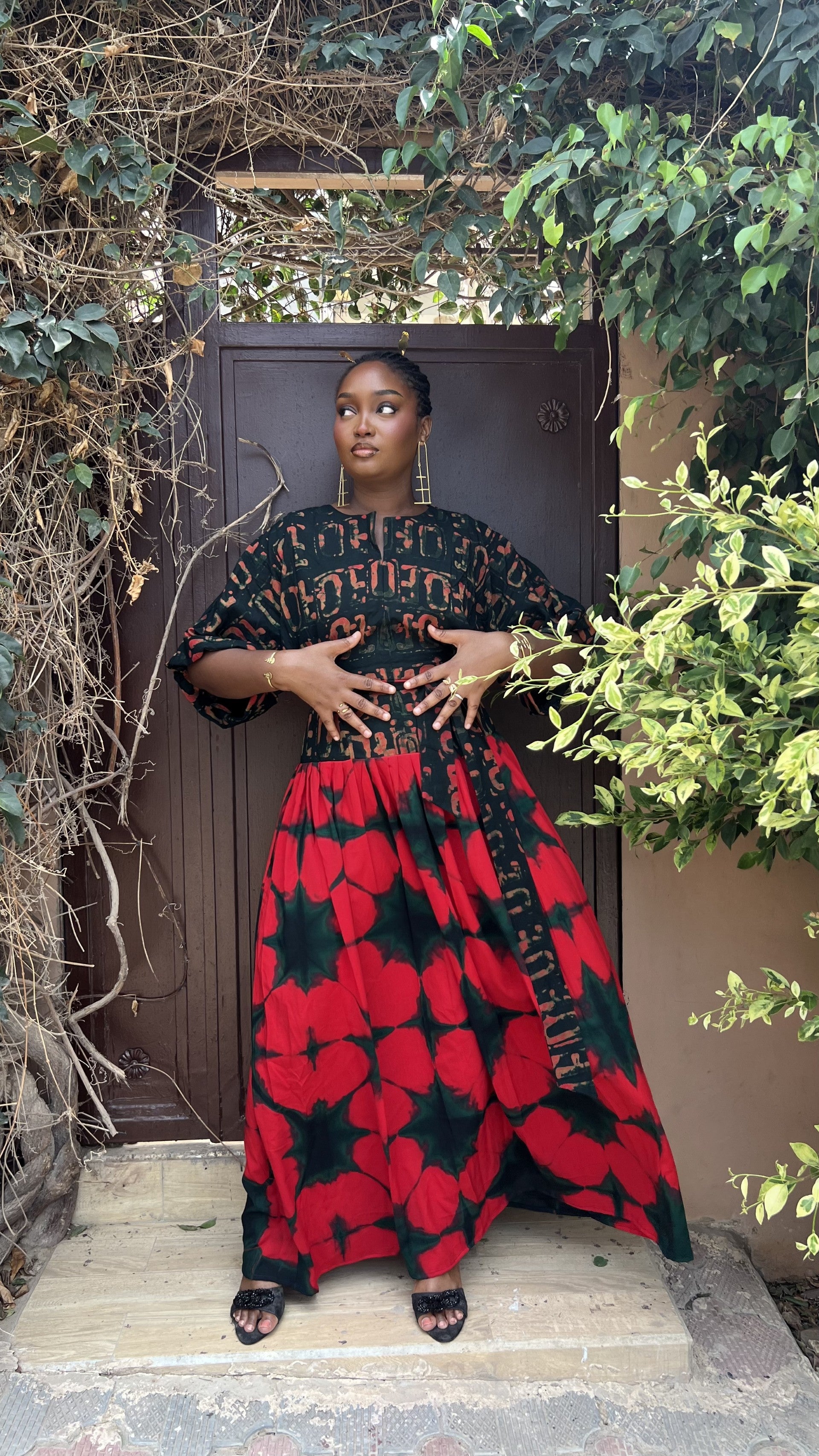 Robe Lina rouge