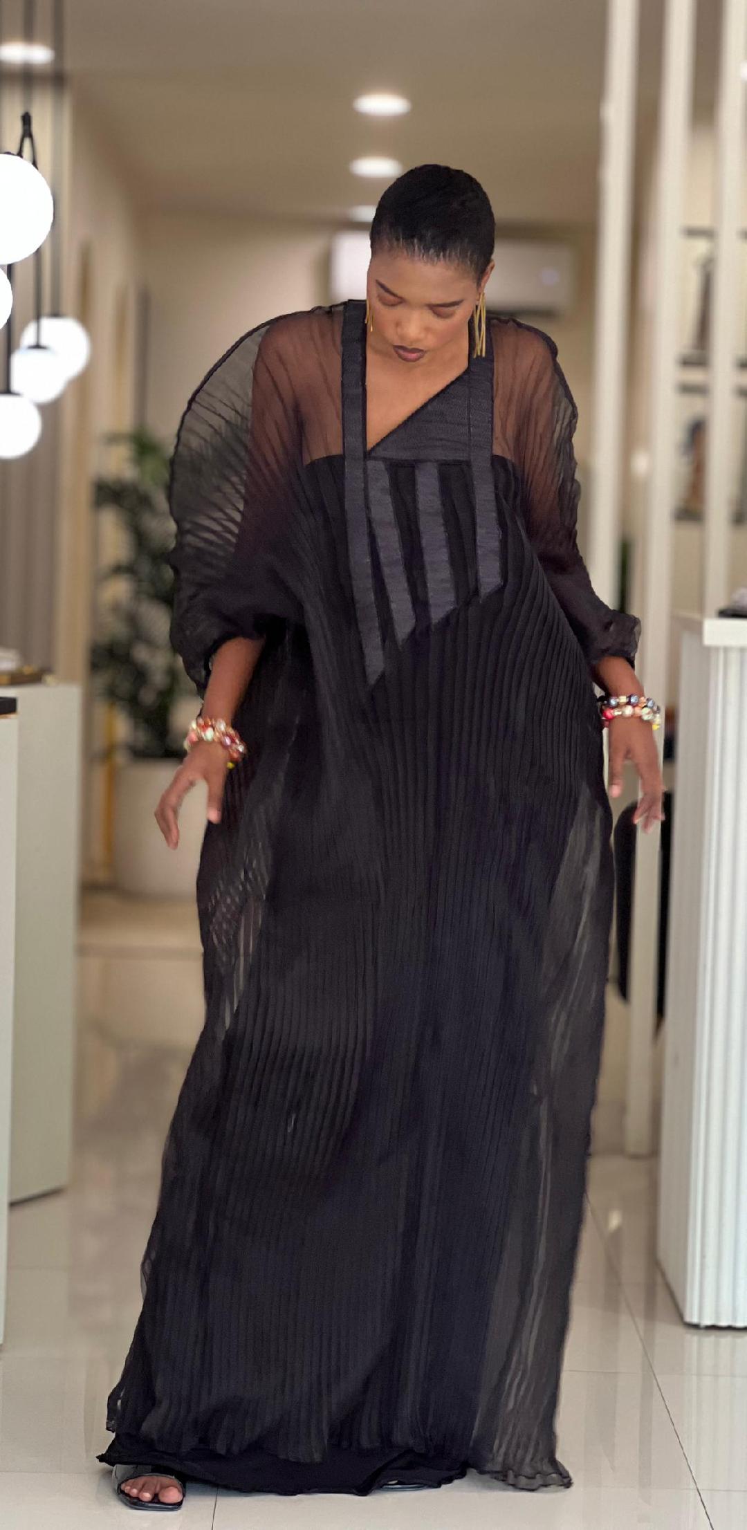 Boubou Fatouma Plissé