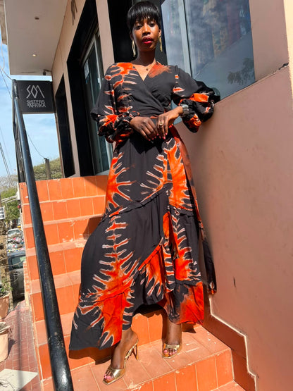 Robe Flora Noire