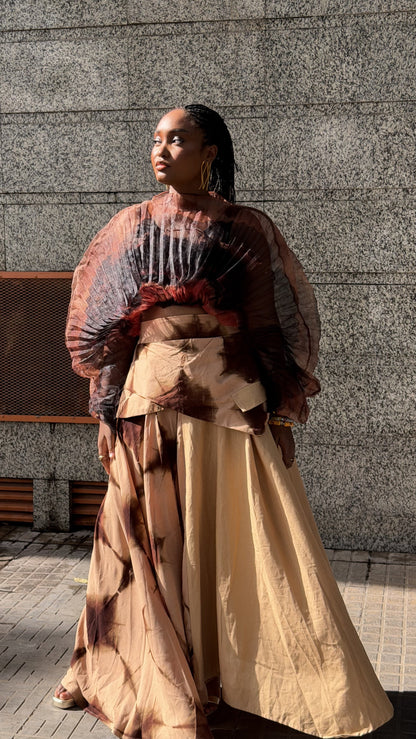 Jupe Sokhna Marron