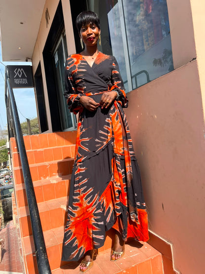 Robe Flora Noire