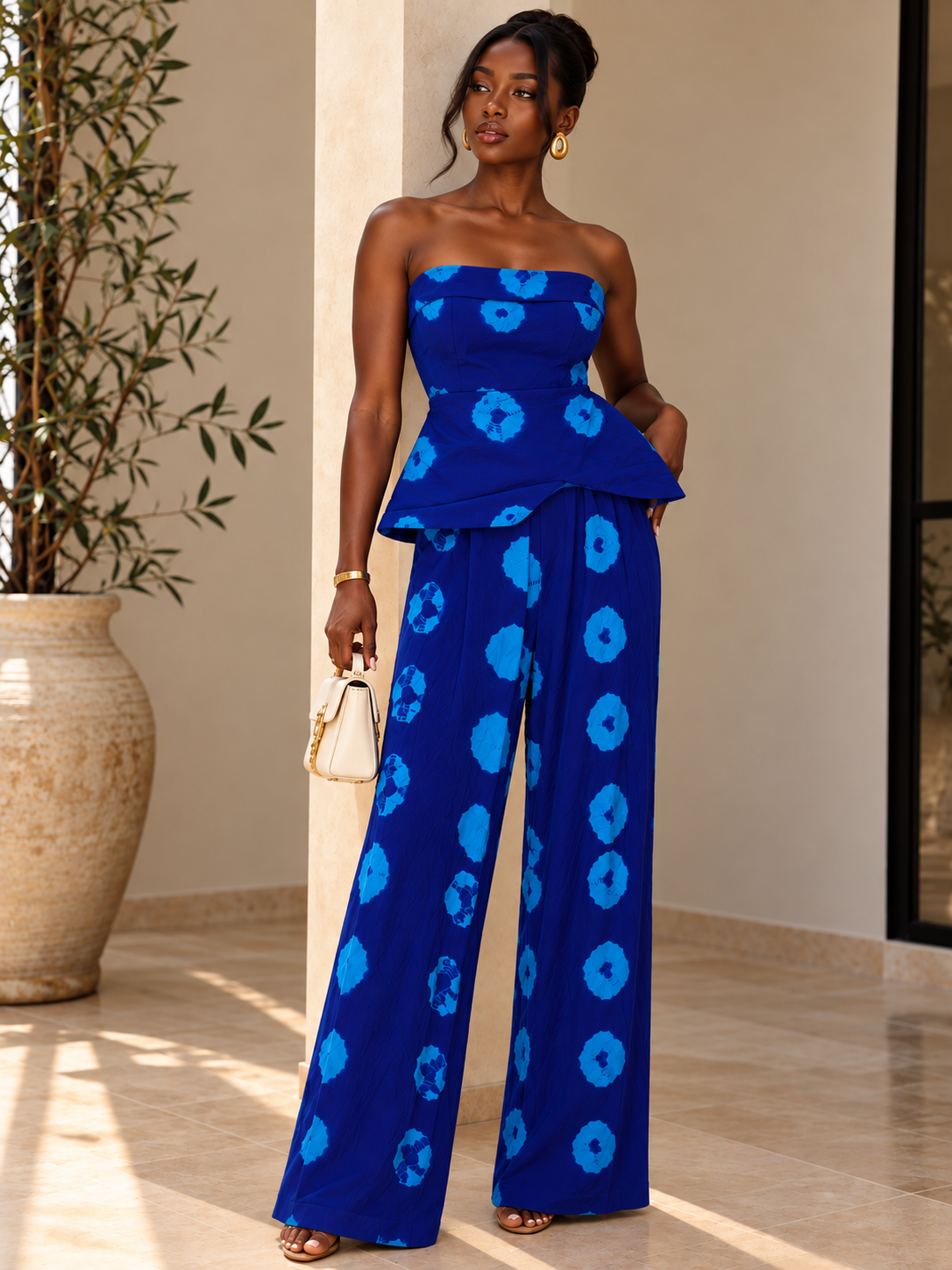 Combinaison Martine Bleue