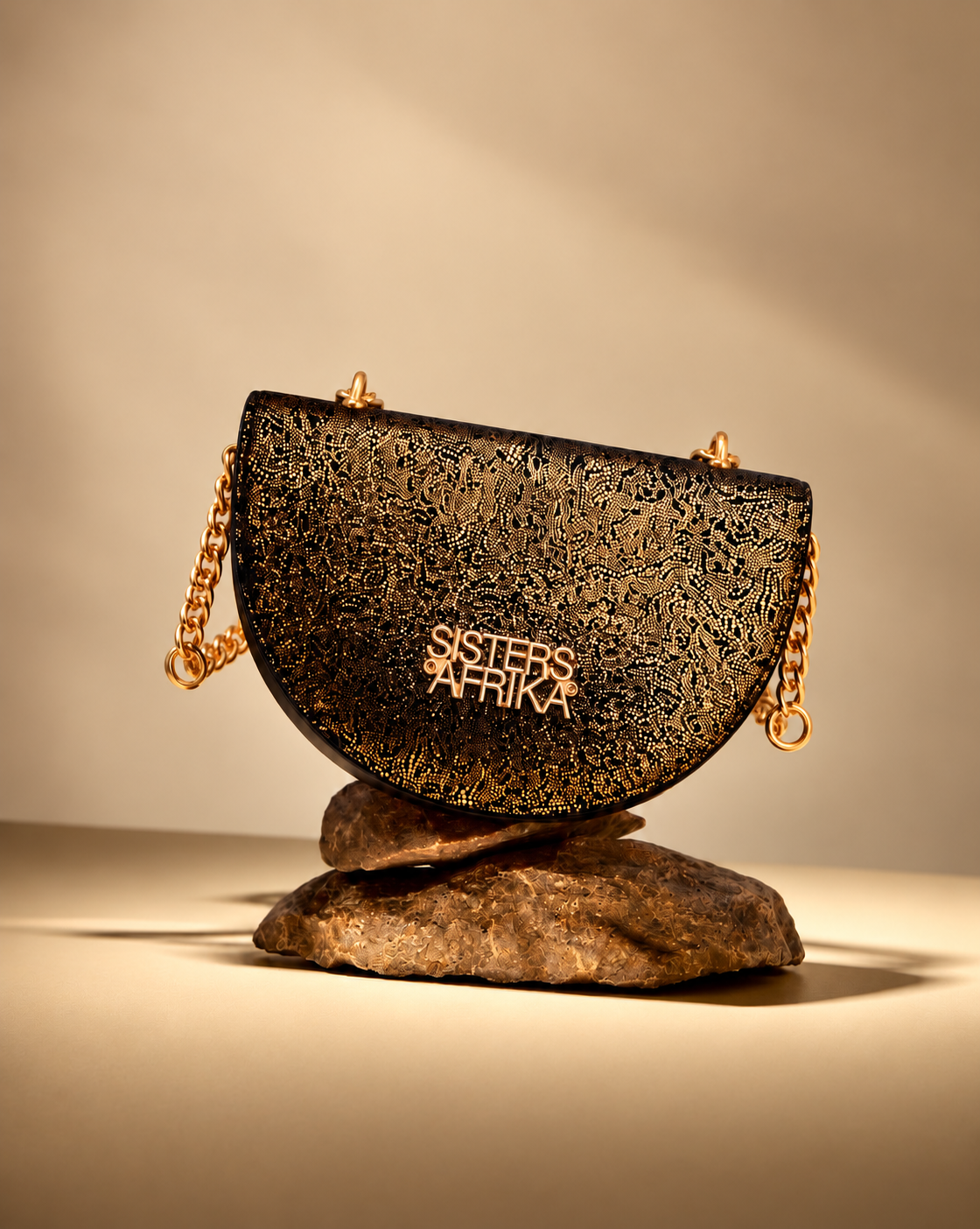 Bana Mini Bag doré strass