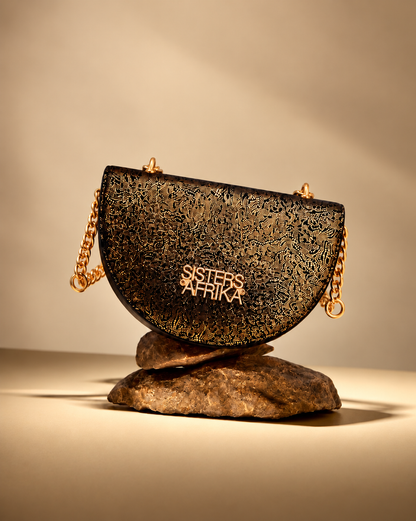 Bana Mini Bag doré strass