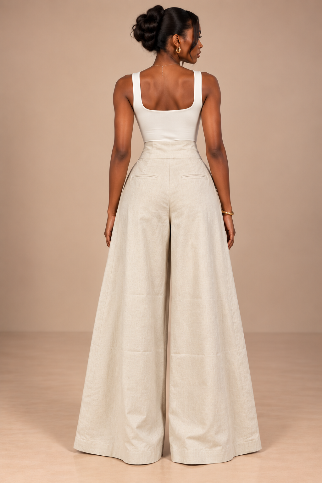 Pantalon Karo Beige