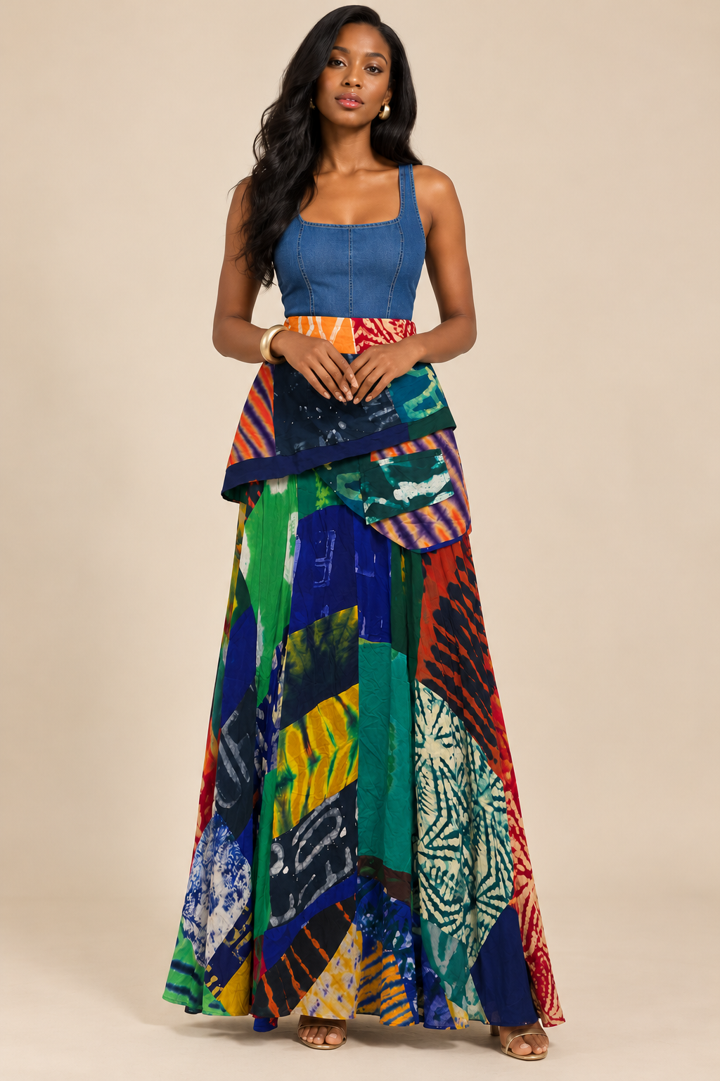 Jupe Sokhna Multicolores