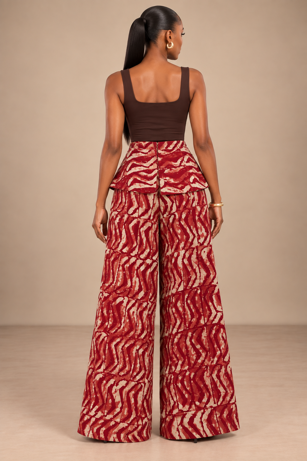 Pantalon Gaelle rouge