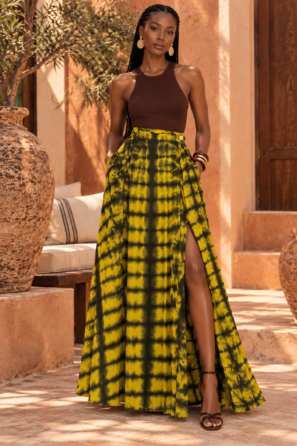 Jupe Scheena Jaune