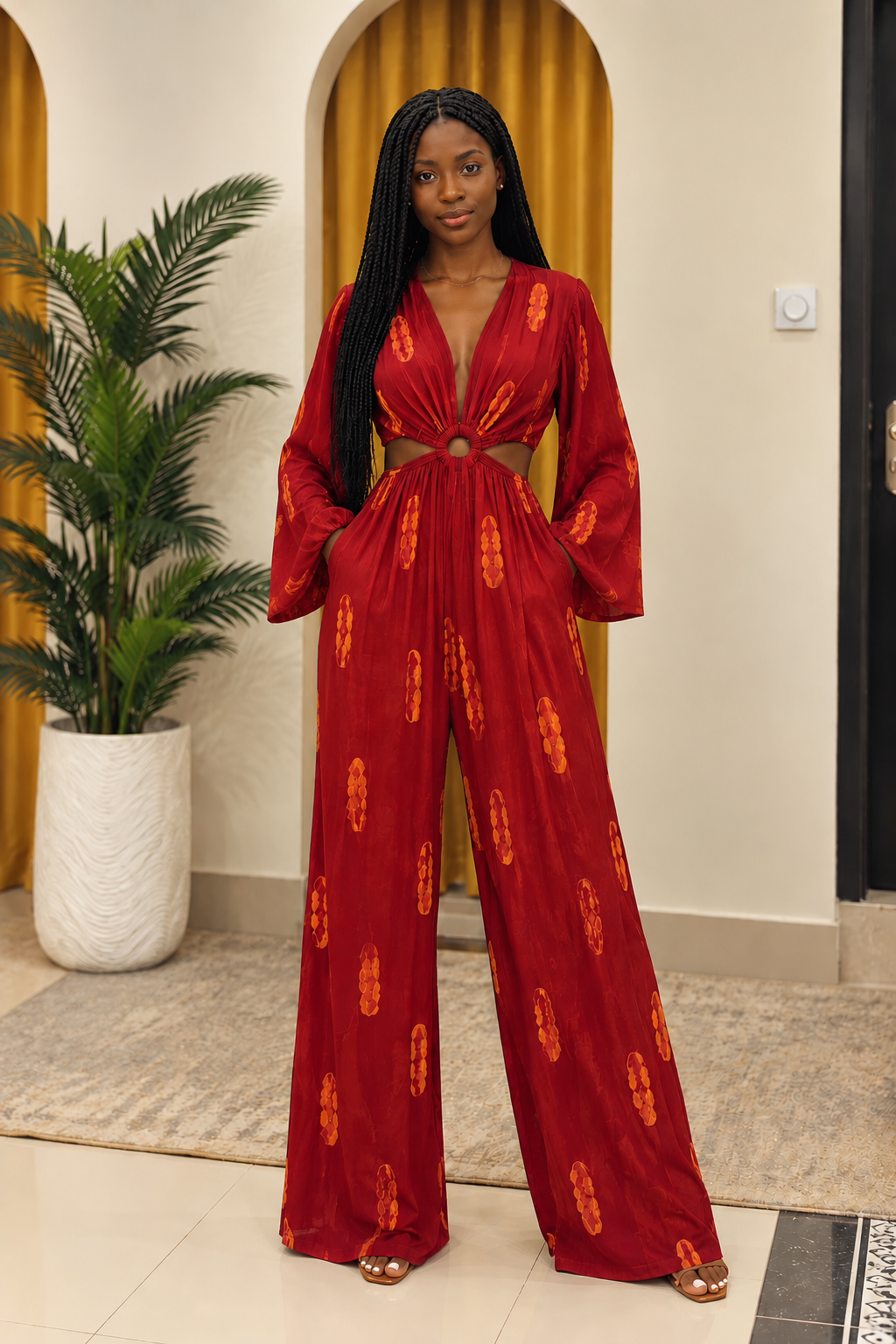 Combinaison Tina NV rouge