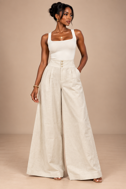 Pantalon Karo Beige