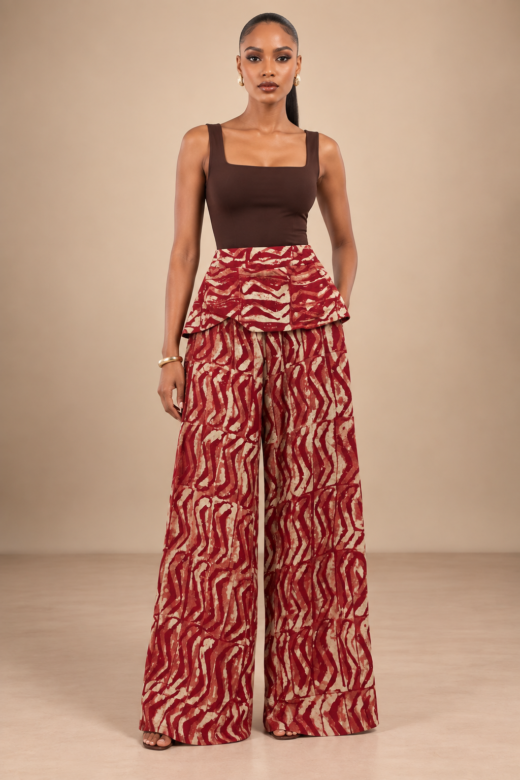 Pantalon Gaelle rouge