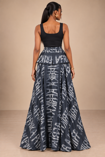 Jupe Martine gris