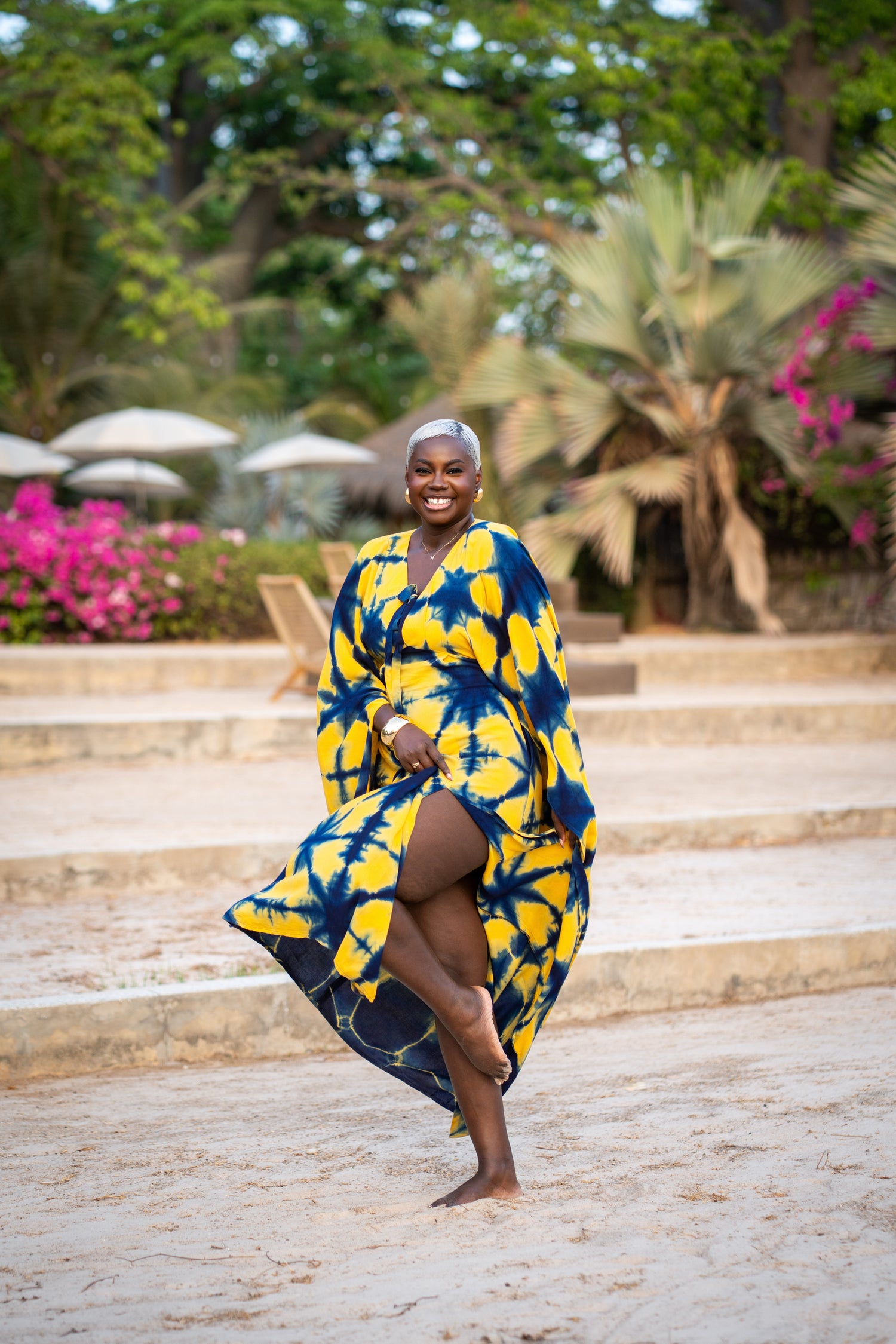 Robe Cynthia jaune
