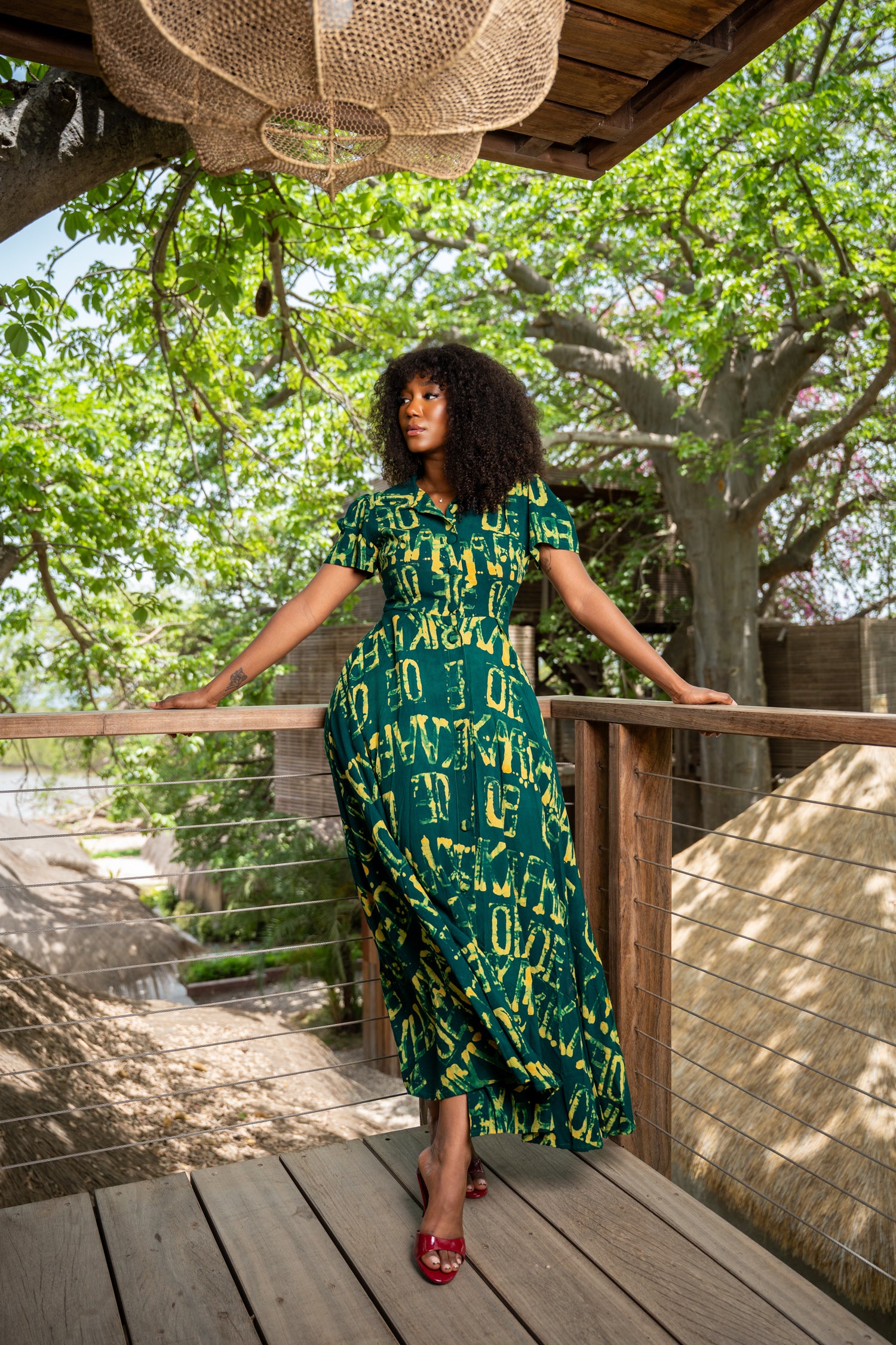 Robe Alice verte