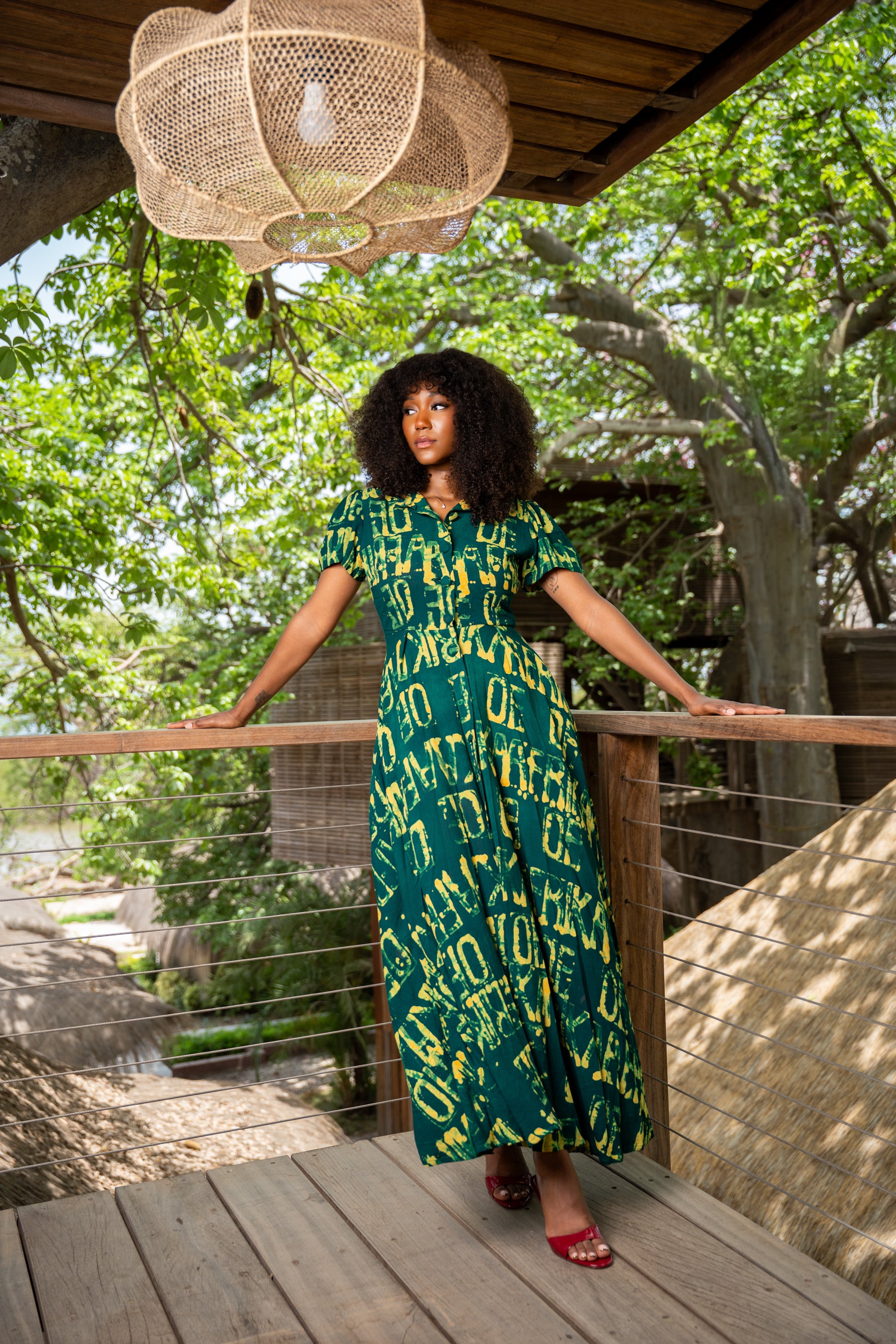 Robe Alice verte