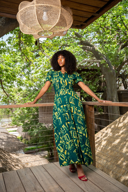 Robe Alice verte