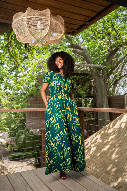 Robe Alice verte