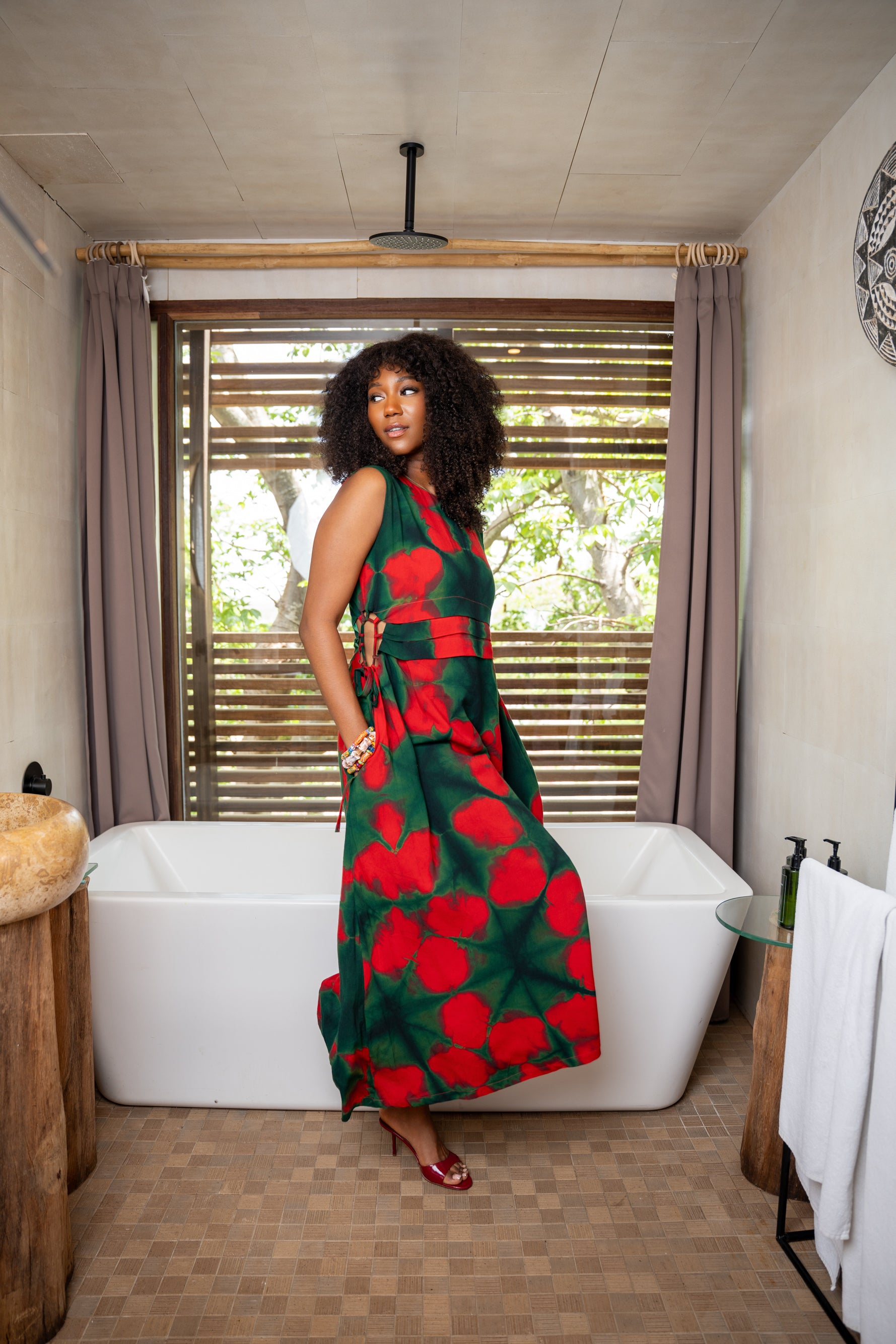 Robe Grâce rouge