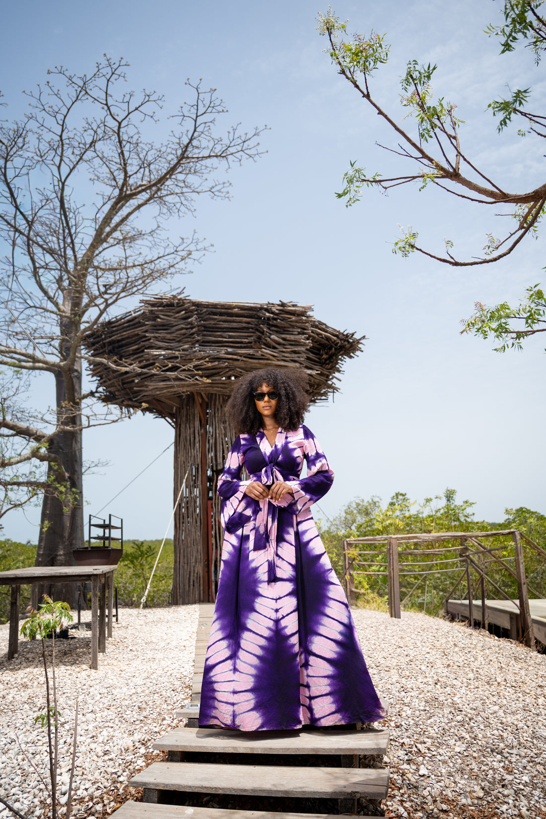Robe Bineta Mauve