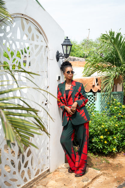 Ensemble Khadija rouge
