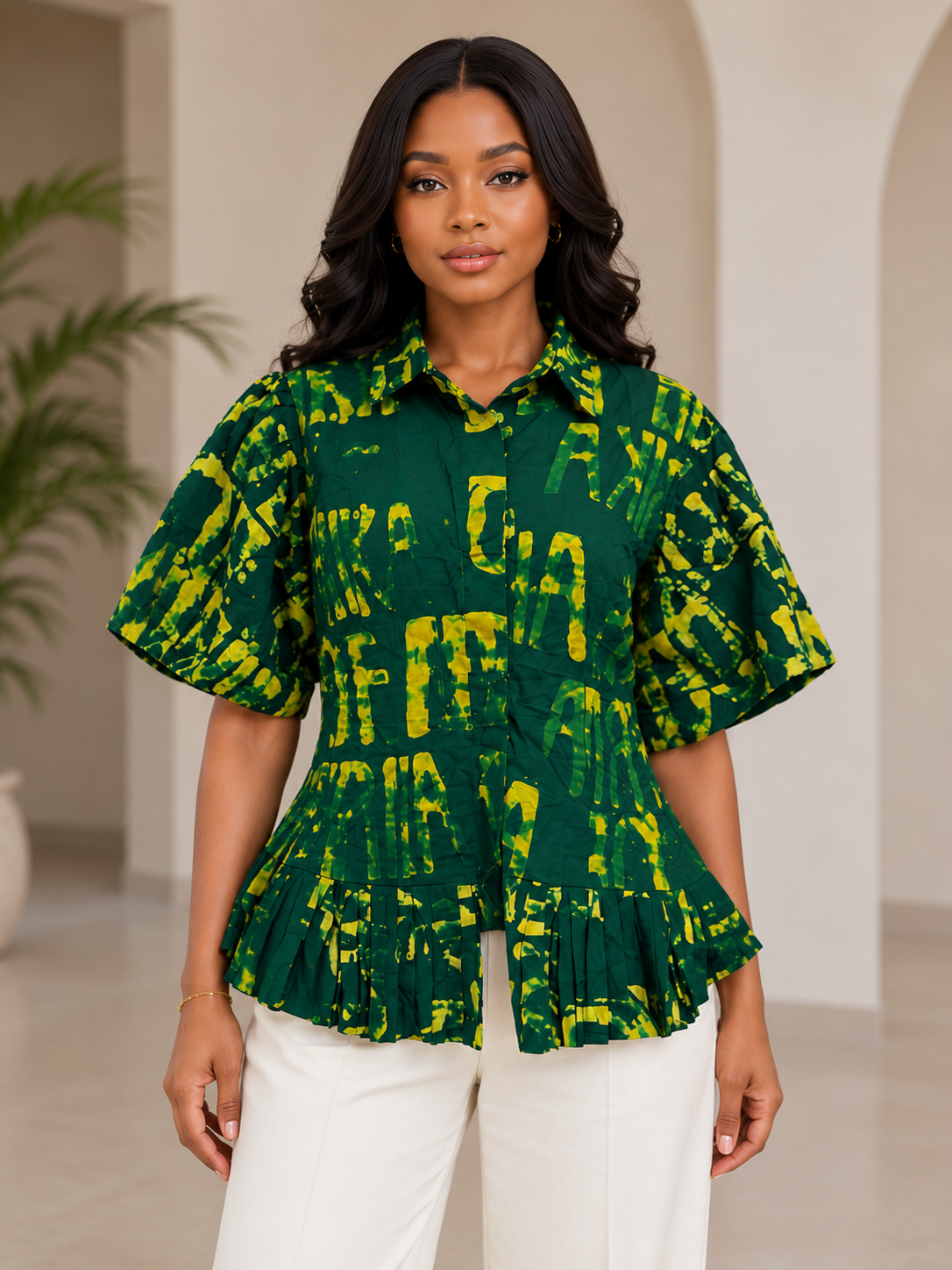 Chemise Joly vert