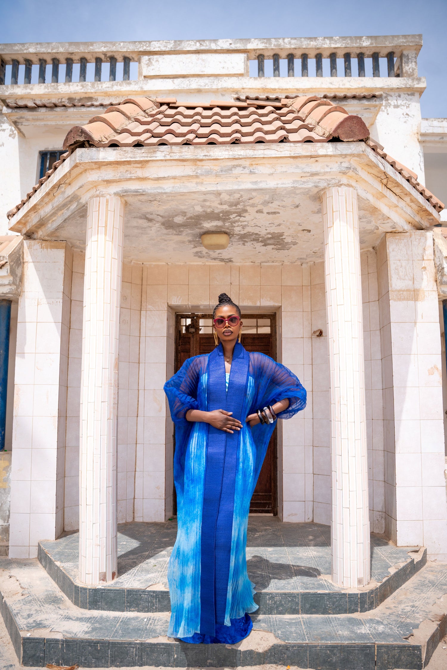 Kimono Plissé + Robe Amayelle