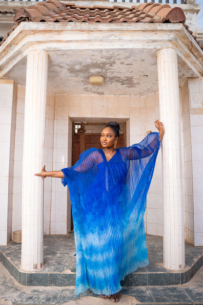 Boubou Fatouma plissé