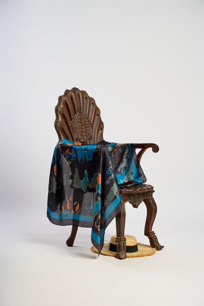 Foulard orange Ashanti