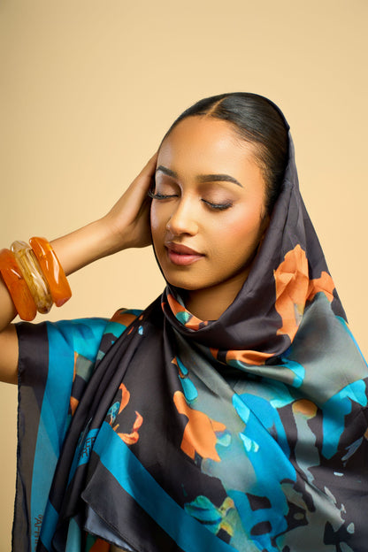 Foulard orange Ashanti