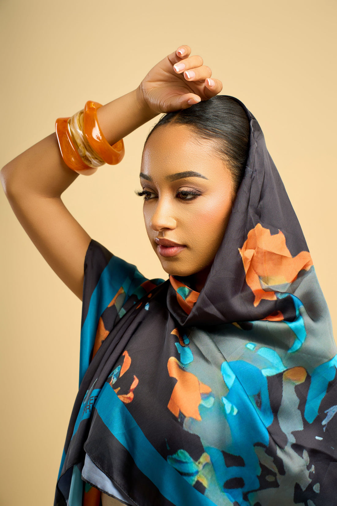 Foulard orange Ashanti