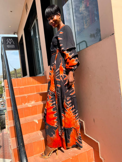 Robe Flora Noire