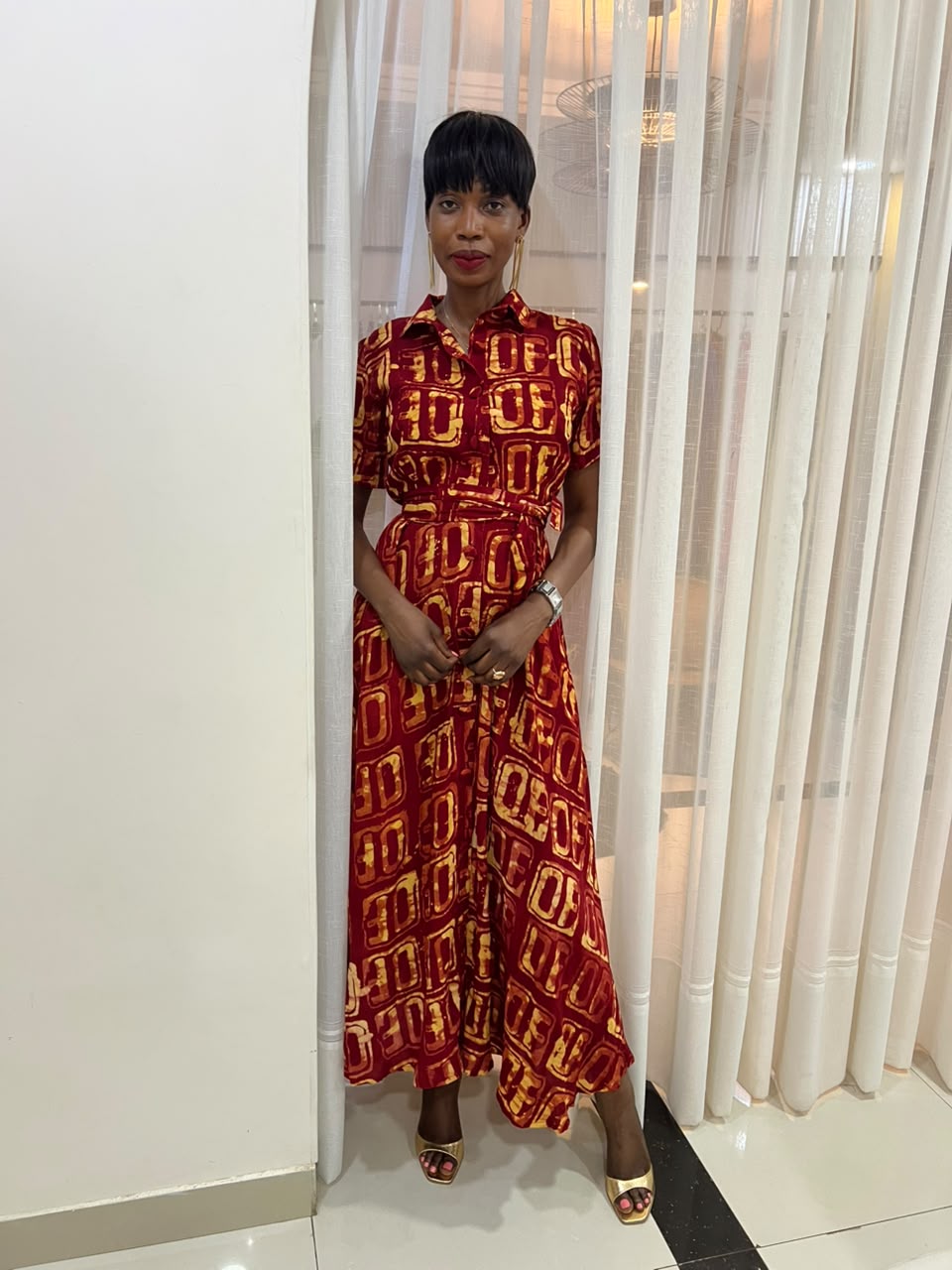 Robe Alice brique