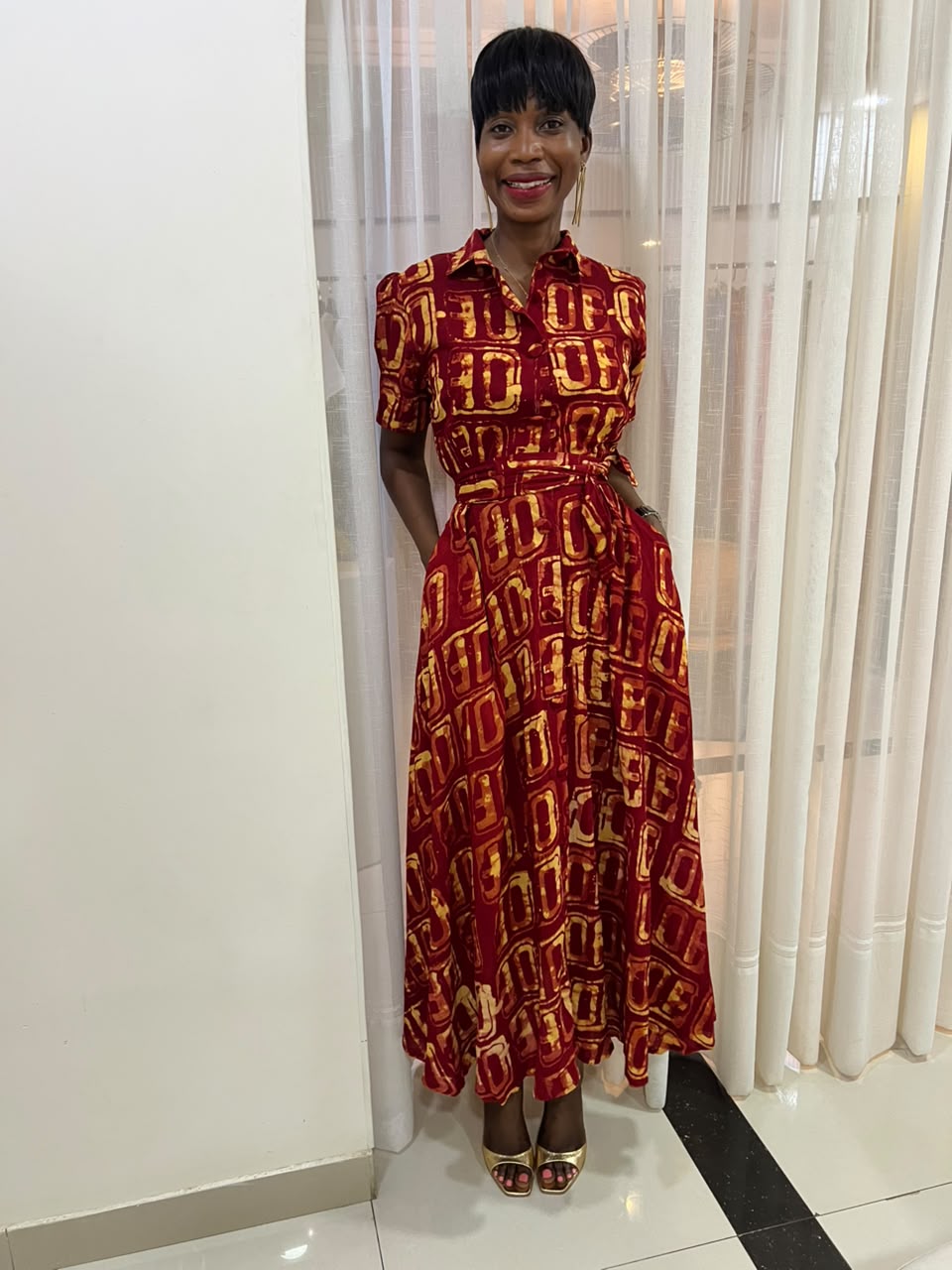 Robe Alice brique
