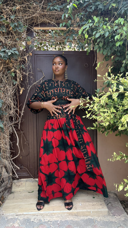 Robe Lina rouge