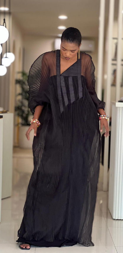Boubou Fatouma Plissé